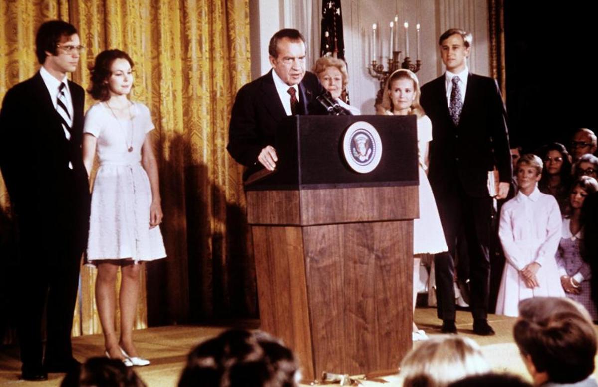 Η ομιλία του Ρίτσαρντ Νίξον στον Λευκό Οίκο μετά την παραίτησή του για το σκάνδαλο Watergate
