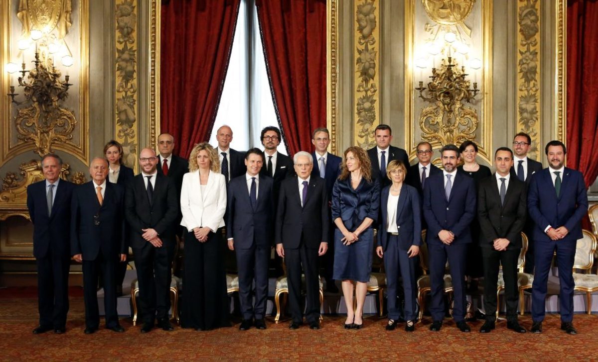 Ιταλία: Ορκίστηκε η νέα κυβέρνηση Πέντε Αστέρων – Λέγκας [pics]