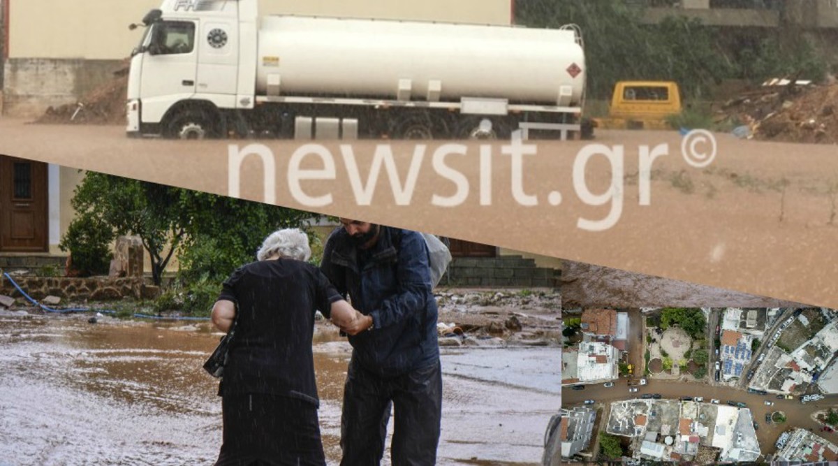 Μάνδρα: Επέστρεψε ο εφιάλτης! Άνοιξαν και πάλι οι ουρανοί – Σε απόγνωση οι κάτοικοι