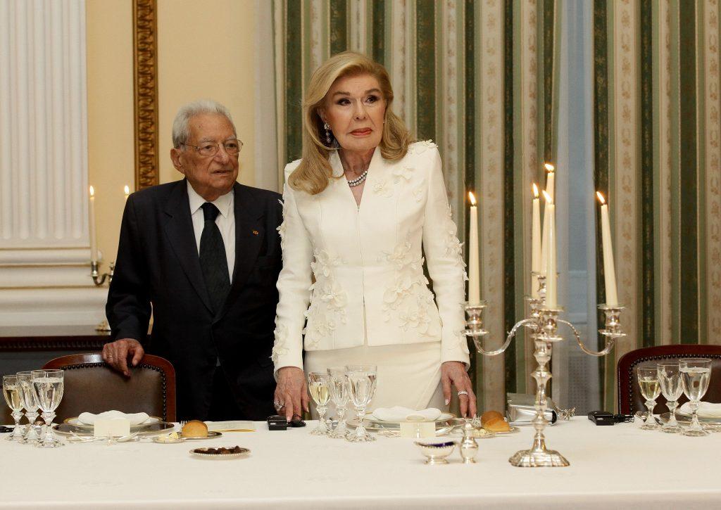 Μαριάννα Βαρδινογιάννη:  Στο επίσημο δείπνο για τον Πρόεδρο της Δημοκρατίας της Ινδίας!