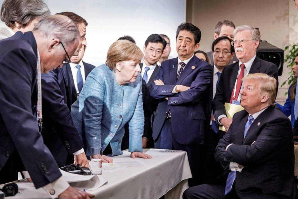 Μέρκελ Τραμπ G7