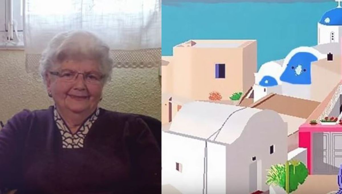 Η 87χρονη που έγινε viral για τις καλλιτεχνικές δημιουργίες της στον υπολογιστή