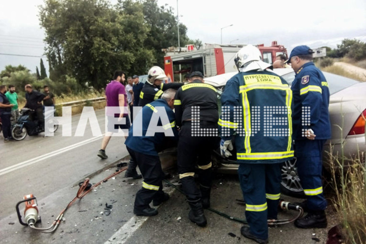 Τροχαίο Πατρών – Πύργου: Καραμπόλα με τραυματίες και εικόνες που κόβουν την ανάσα [pics]