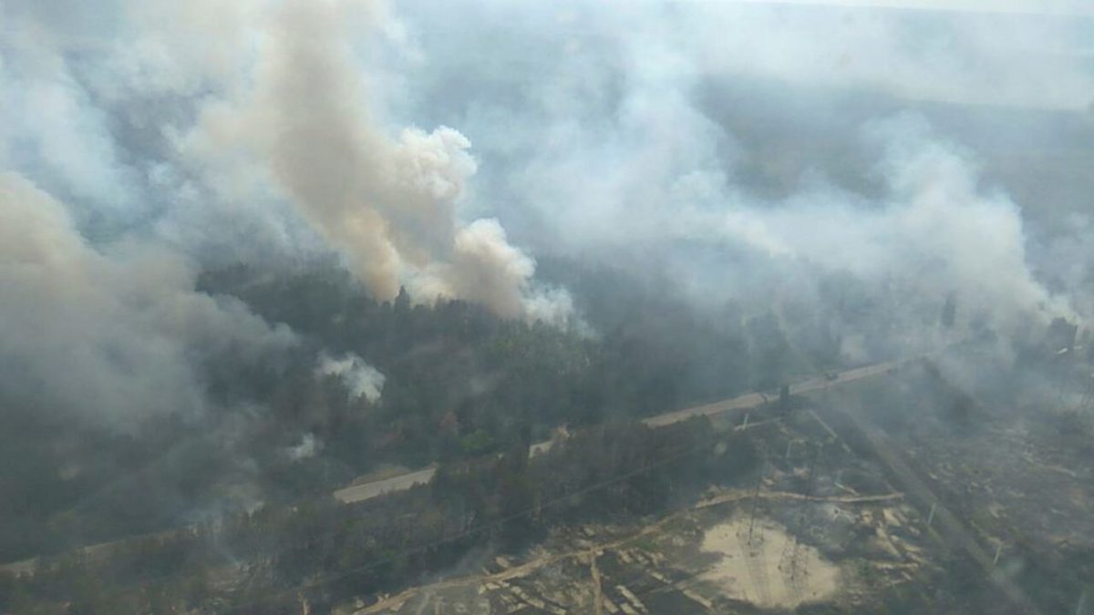 Ο τρόμος ξαναζωντανεύει – Φωτιά κοντά στο εργοστάσιο του Τσέρνομπιλ [pic]