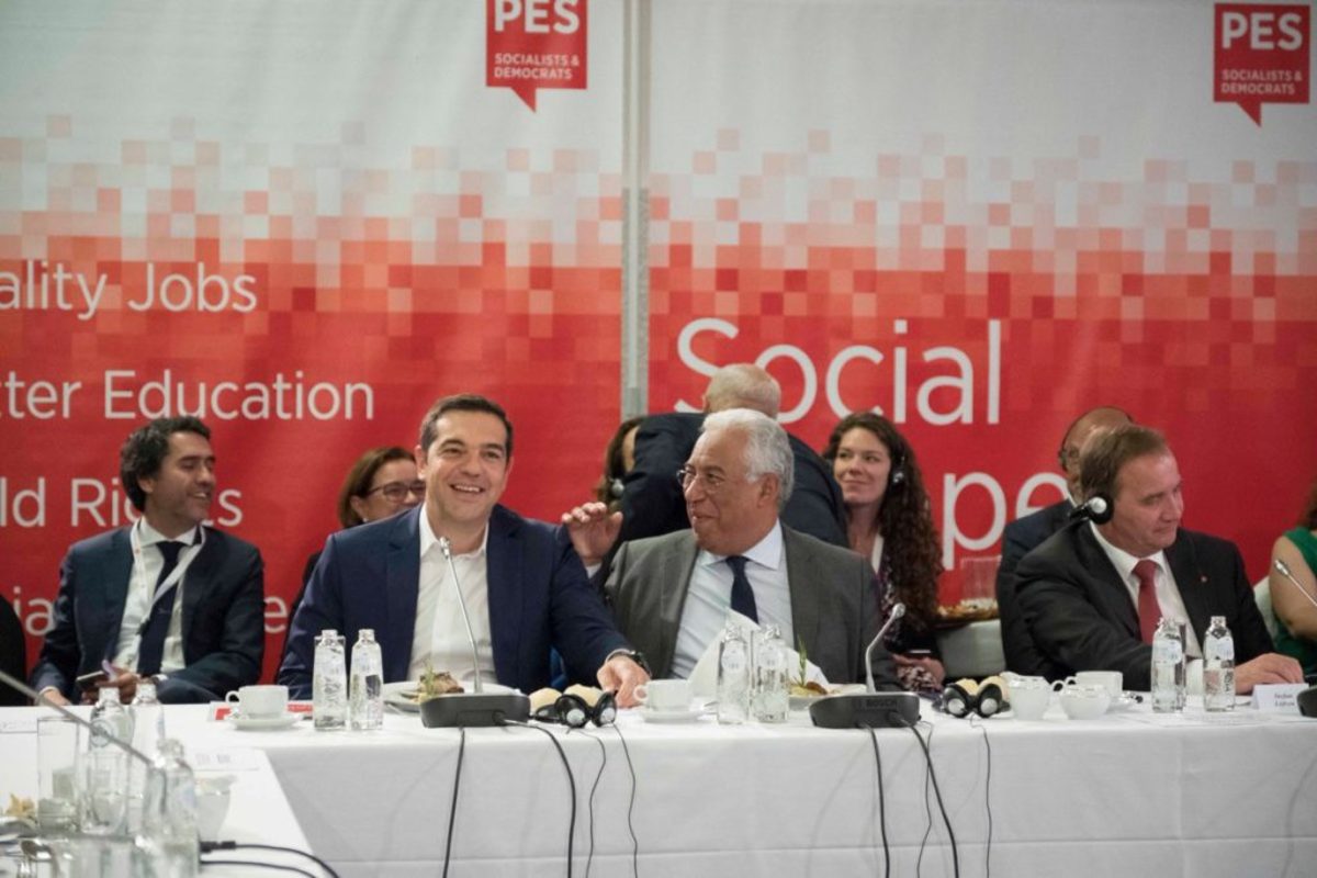 Στην προπαρασκευαστική σύνοδο του Ευρωπαϊκού Σοσιαλιστικού Κόμματος ο Τσίπρας
