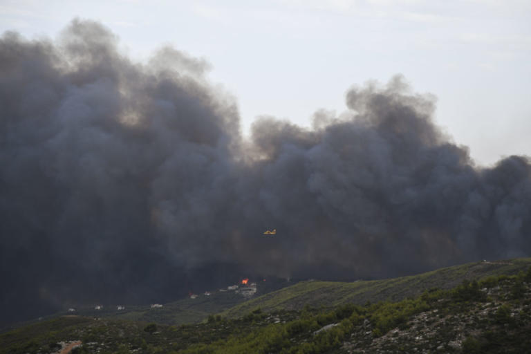 Έβρος: Συνεχίζει να καίει η φωτιά στη Λευκίμη – Στάχτη 200 στρέμματα πευκοδάσους!