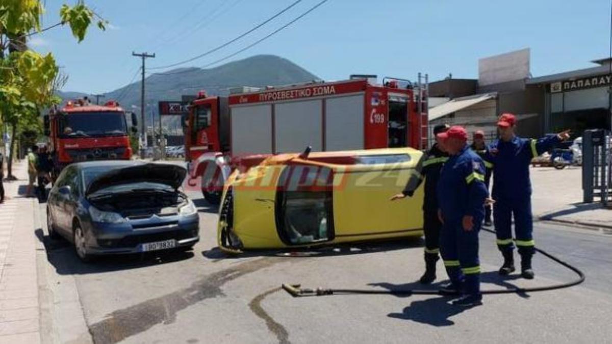 Πάτρα: Τούμπαρε αυτοκίνητο – Εγκλωβίστηκε άνθρωπος