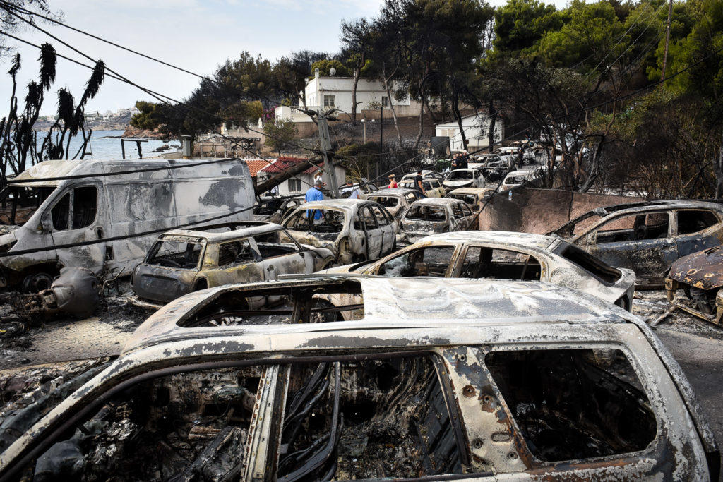 Φωτιές στην Αττική: Ξεπέρασε τα 90 χιλιόμετρα την ώρα η ταχύτητα του ανέμου – Τα πρώτα συμπεράσματα για την τραγωδία