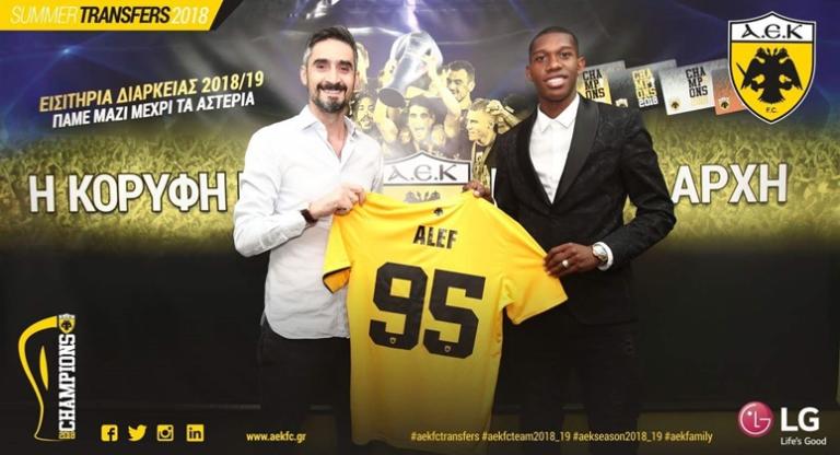 ΑΕΚ: Υπέγραψε ο Άλεφ! Με οψιόν για νέο 4ετές συμβόλαιο το καλοκαίρι