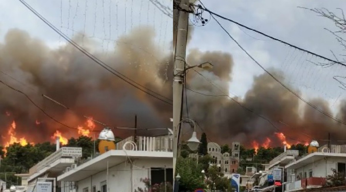 Συναγερμός! Νέα φωτιά στην Αττική σε κατοικημένη περιοχή! Καίγεται ο Κάλαμος – video