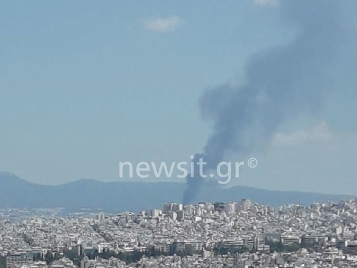 Μεγάλη φωτιά στο Μενίδι [pics]