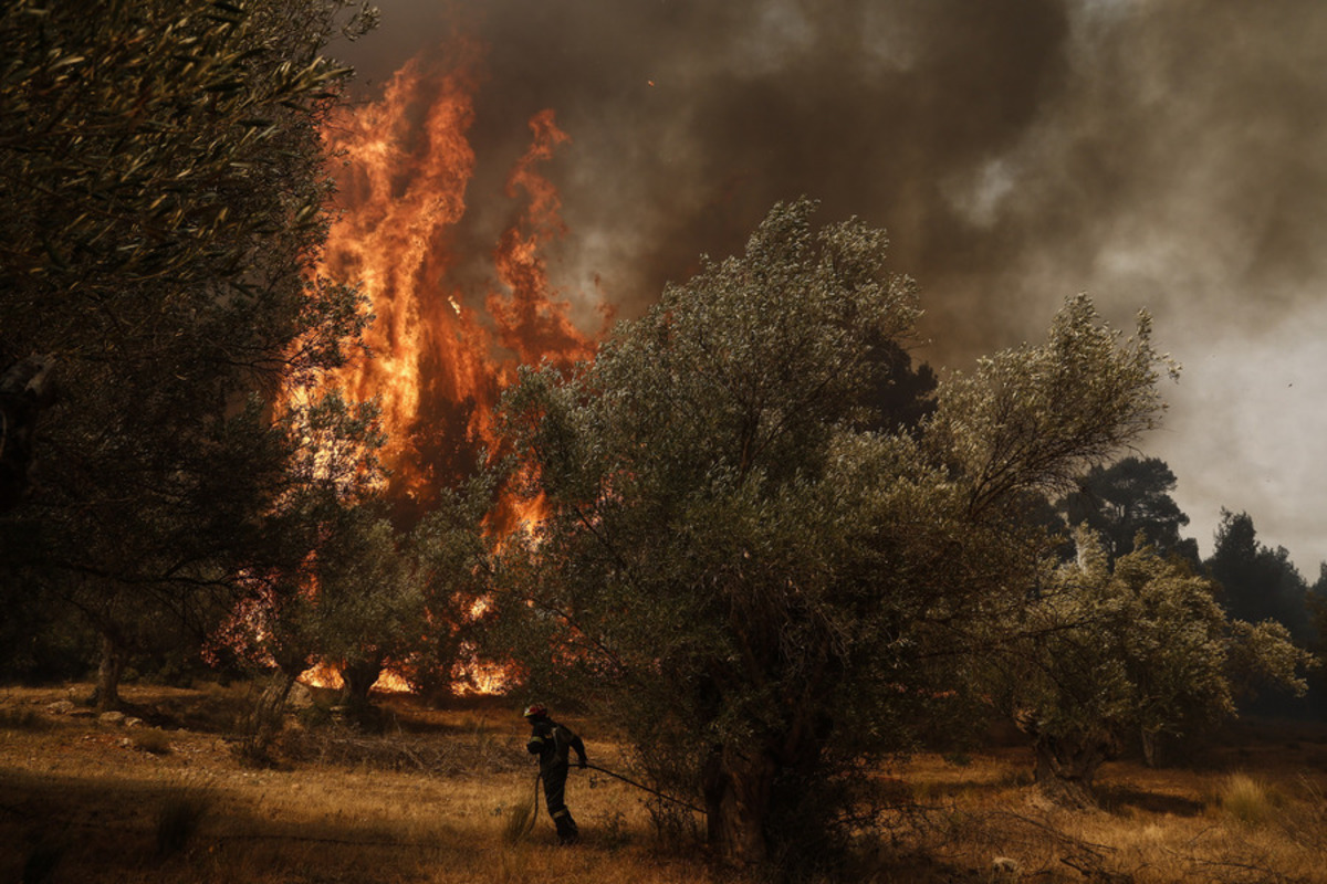 Που υπάρχει κίνδυνος πυρκαγιάς τη Δευτέρα