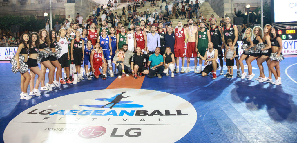 Στιγμές μπασκετικής… ευτυχίας στη Σύρο! Πρίντεζης και Λαρεντζάκης συνάντησαν τους “LG Αθλητές του Αύριο”