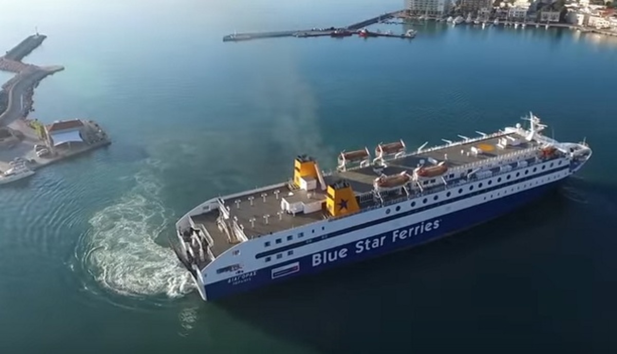 Χίος: Η μανούβρα του πλοίου που καταγράφηκε από drone – Ο καπετάνιος ήξερε καλά τι έπρεπε να κάνει [vid]