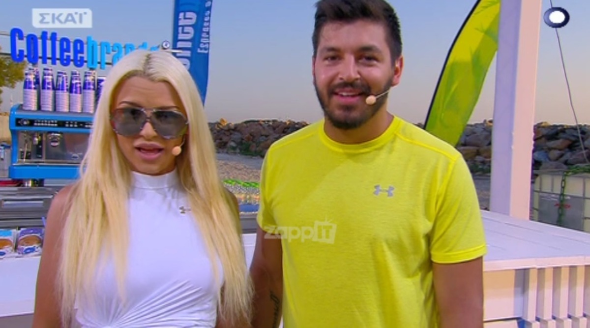 Σκάσε και κολύμπα: Δείτε πως ξεκίνησε το παιχνίδι με την Στέλλα Μιζεράκη και τον Πάνο Ζάρλα!