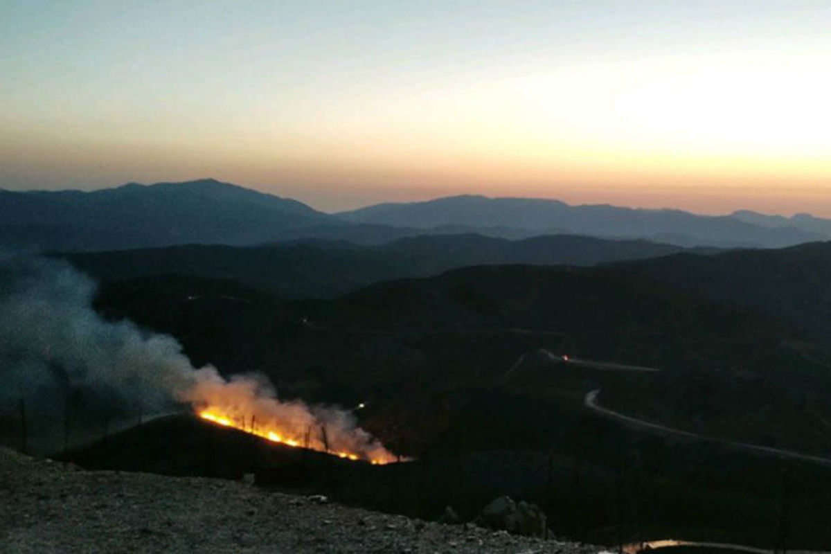 φωτιά Κρήτη Χανιά Σπίνα