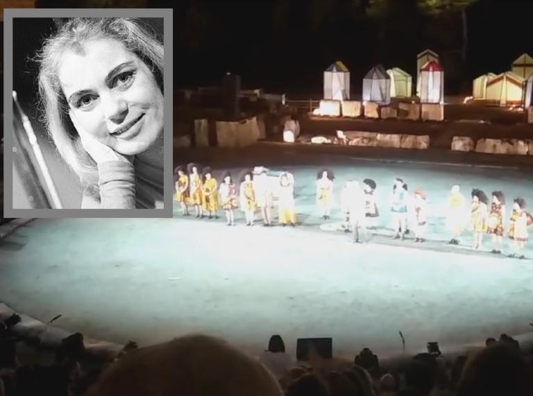 Χρύσα Σπηλιώτη: Της αφιέρωσαν παράσταση στην Επίδαυρο – video