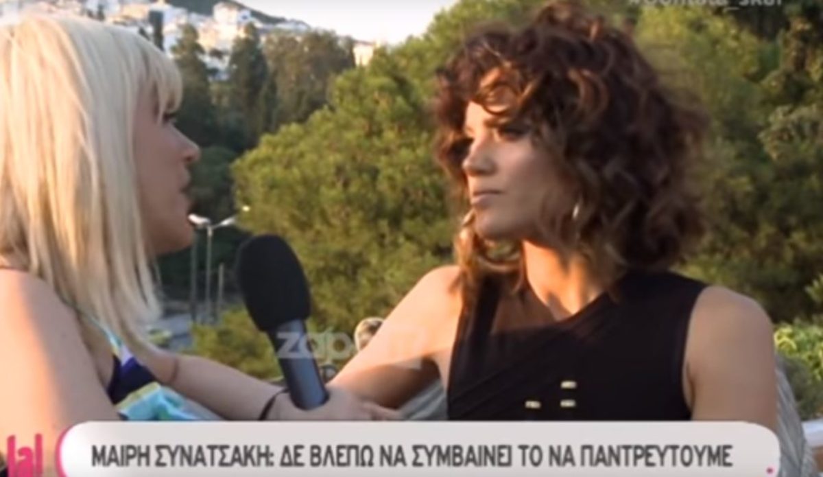 Η συνέντευξη της Συνατσάκη στη Σταμάτη που είχε «προδώσει» τον χωρισμό από τον Χατζηαγγελάκη
