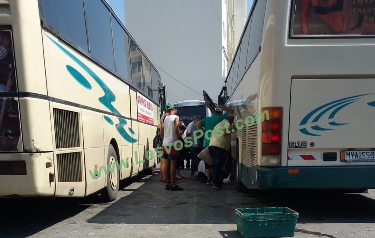 Λέσβος: Έπαθε ανακοπή καρδιάς την ώρα που έβαζε τις βαλίτσες στο λεωφορείο των ΚΤΕΛ [pics]
