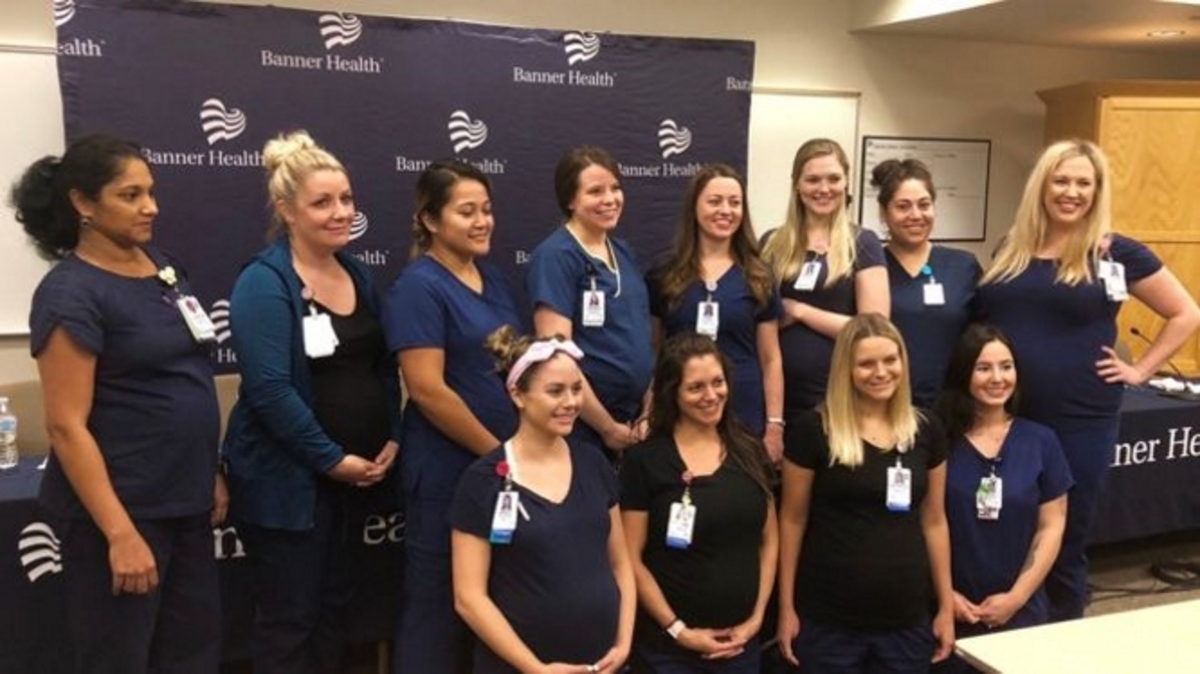 16 νοσοκόμες ταυτόχρονα έγκυες στο ίδιο νοσοκομείο! [vid]