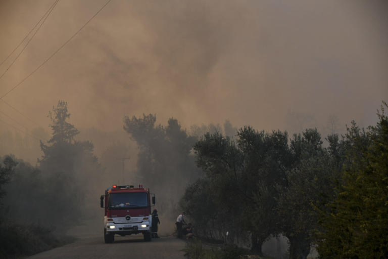 Εύβοια: Κερδίζεται η μάχη με τις φλόγες – Σώθηκαν τα σπίτια – Αυταπάρνηση των πυροσβεστών