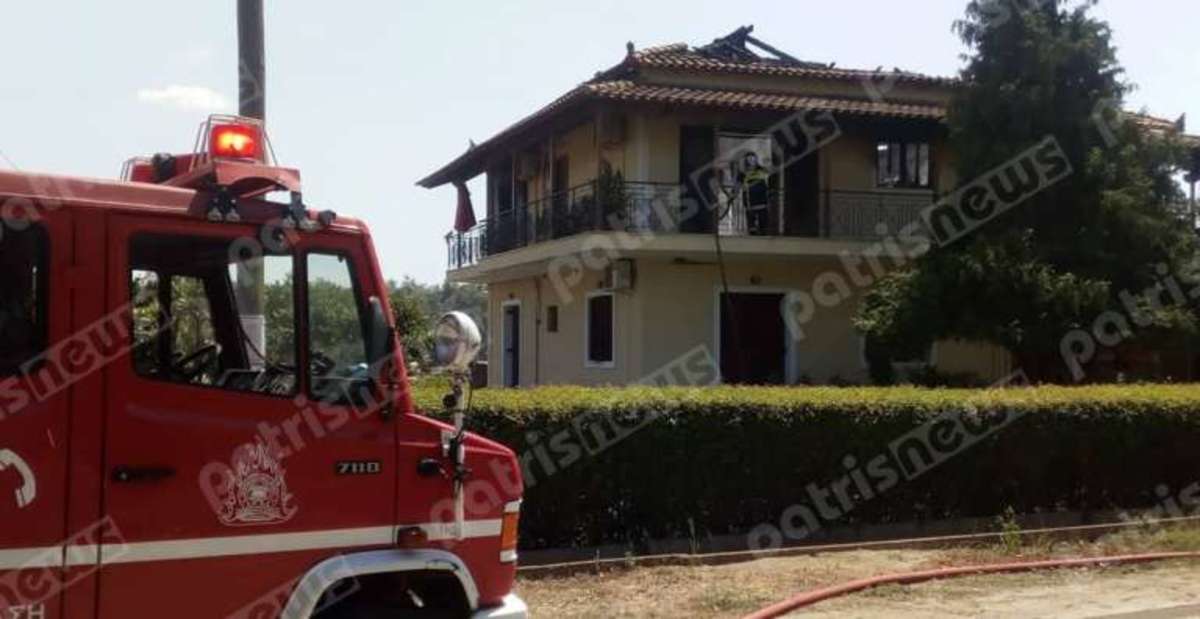 Ηλεία: Η φωτιά έκανε στάχτη έναν όροφο [pics]