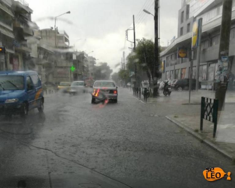 Θεσσαλονίκη: Άνοιξαν οι ουρανοί – Δρόμοι ποτάμια – Πλημμύρισαν σπίτια