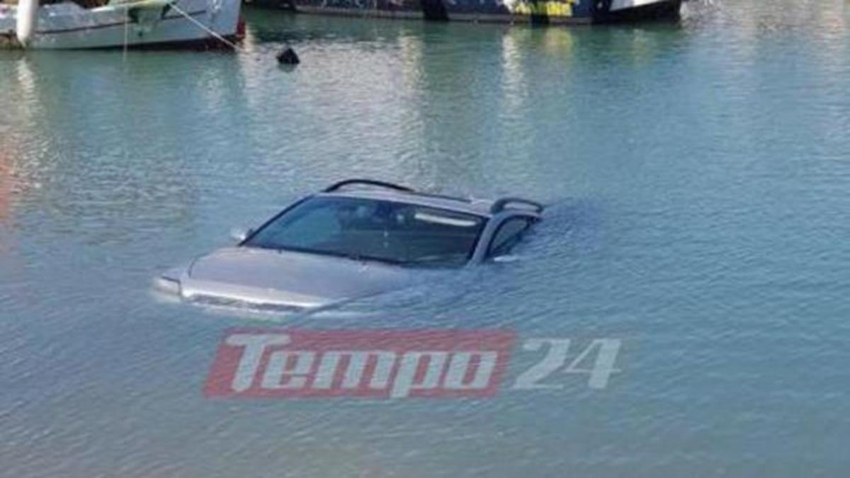 Τζιπ “βούτηξε” στη Μαρίνα της Πάτρας! [pic]