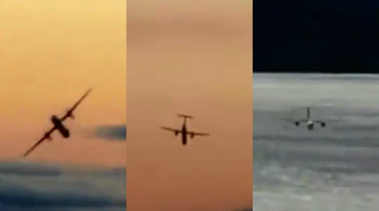 Σίατλ: Τα ακροβατικά στον αέρα και το λούπινγκ λίγο πριν την συντριβή του κλεμμένου αεροσκάφους - Εικόνες που "κόβουν την ανάσα"
