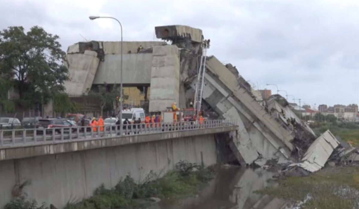 Γένοβα: Δεκάδες αγνοούμενοι από την κατάρρευση της γέφυρας – 38 οι νεκροί