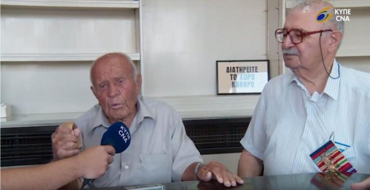 Συγκινητική επανένωση συμπολεμιστών – Ένας Ελληνοκύπριος και ένας Τουρκοκύπριος στο ίδιο χαράκωμα [vid]