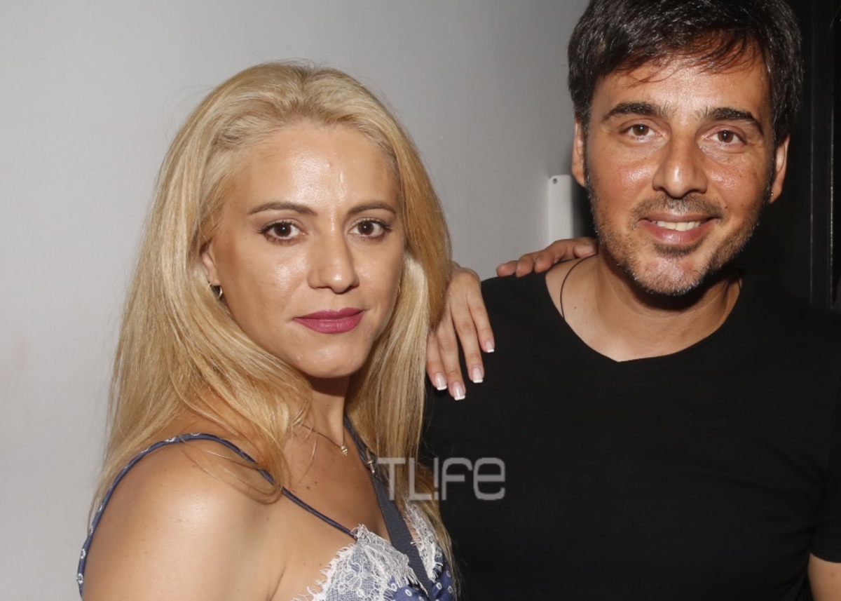 Γιώργος Λεμπέσης: Σπάνια βραδινή έξοδος με την σύζυγό του [pics]