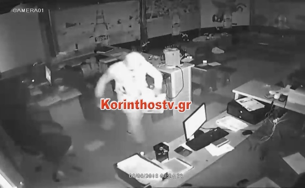 Καρέ – καρέ η ληστεία στο εργοστάσιο Κορινθιακής ζυθοποιίας! Βίντεο ντοκουμέντο