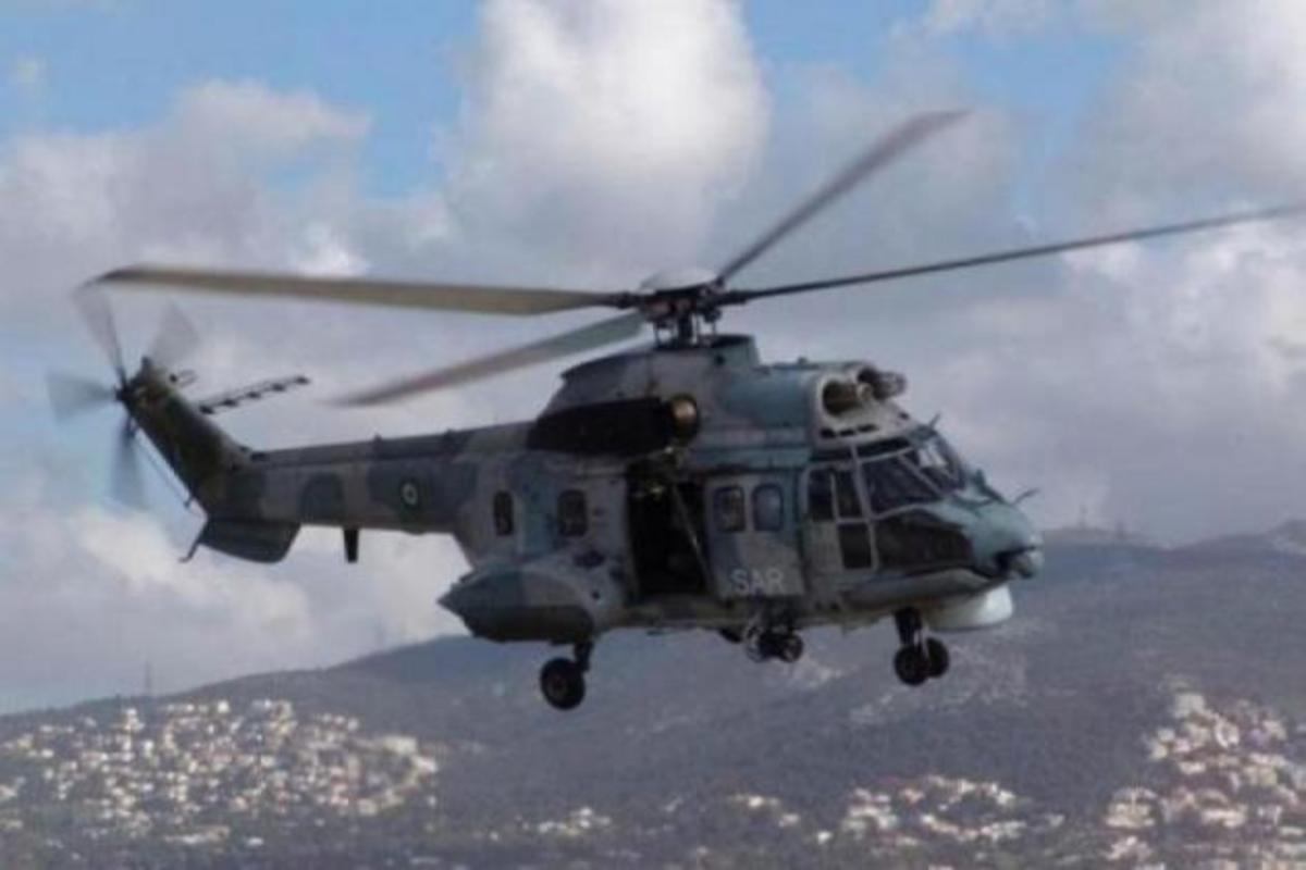 Αποστολή σωτηρίας στον Ταΰγετο από ελικόπτερο Super Puma – video