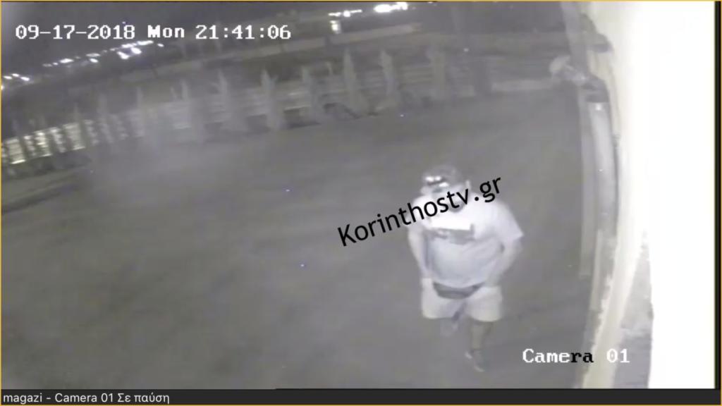 Κόρινθος: Εικόνες από την κλοπή σε ταξιδιωτικό γραφείο – video