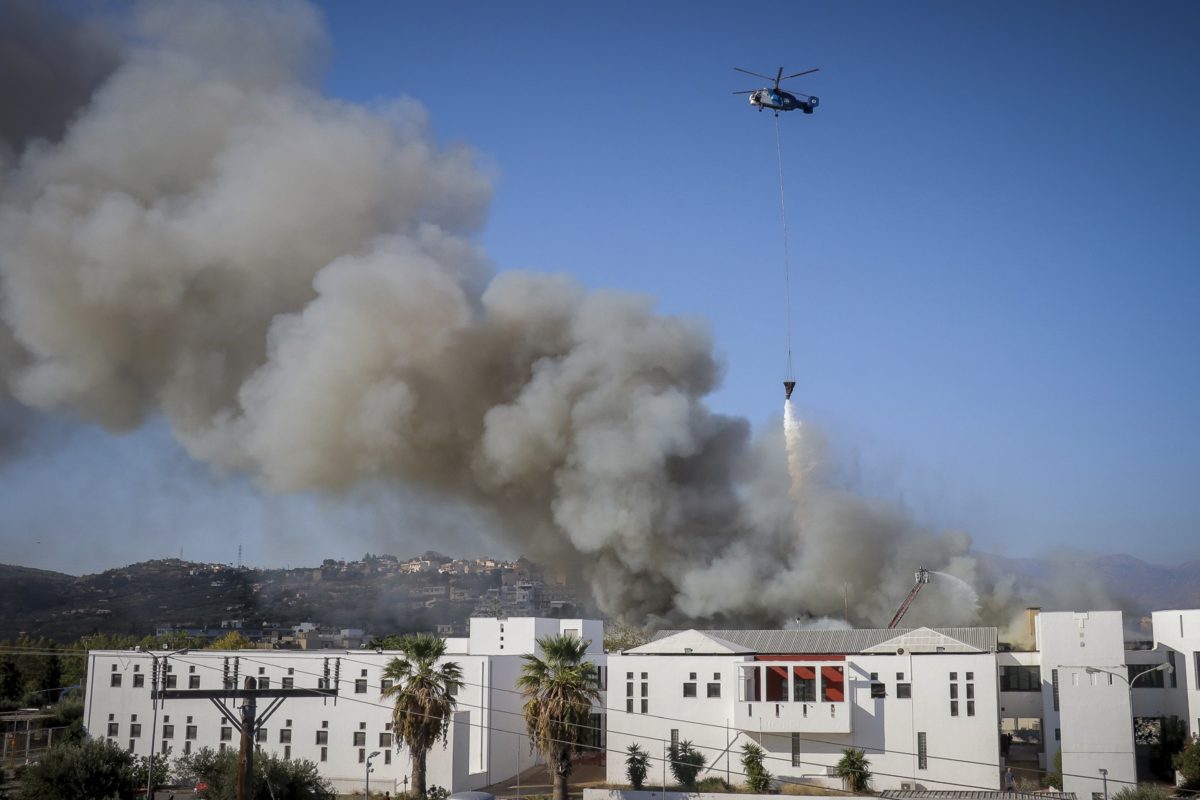 Μετρήσεις τοξικότητας στον αέρα μετά τη φωτιά στο Πανεπιστήμιο Κρήτης! Φόβοι για σχολεία και νοσοκομεία!