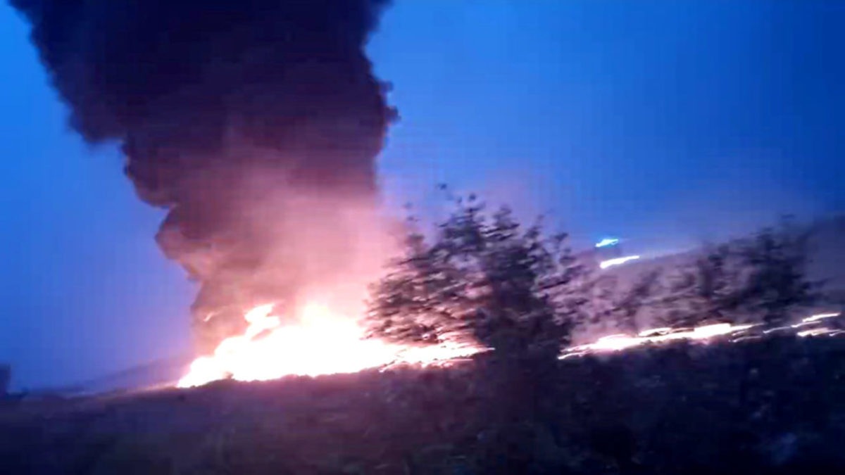 Δραματικές σκηνές διάσωσης 170 επιβατών φλεγόμενου αεροσκάφους! – video