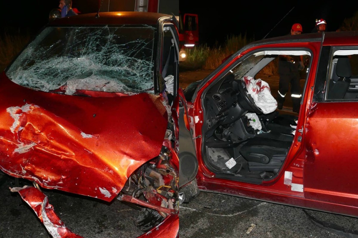 Λάρισα: Σοβαρό τροχαίο με τρία αυτοκίνητα! 4 άνθρωποι τραυματίστηκαν – Απίστευτες εικόνες
