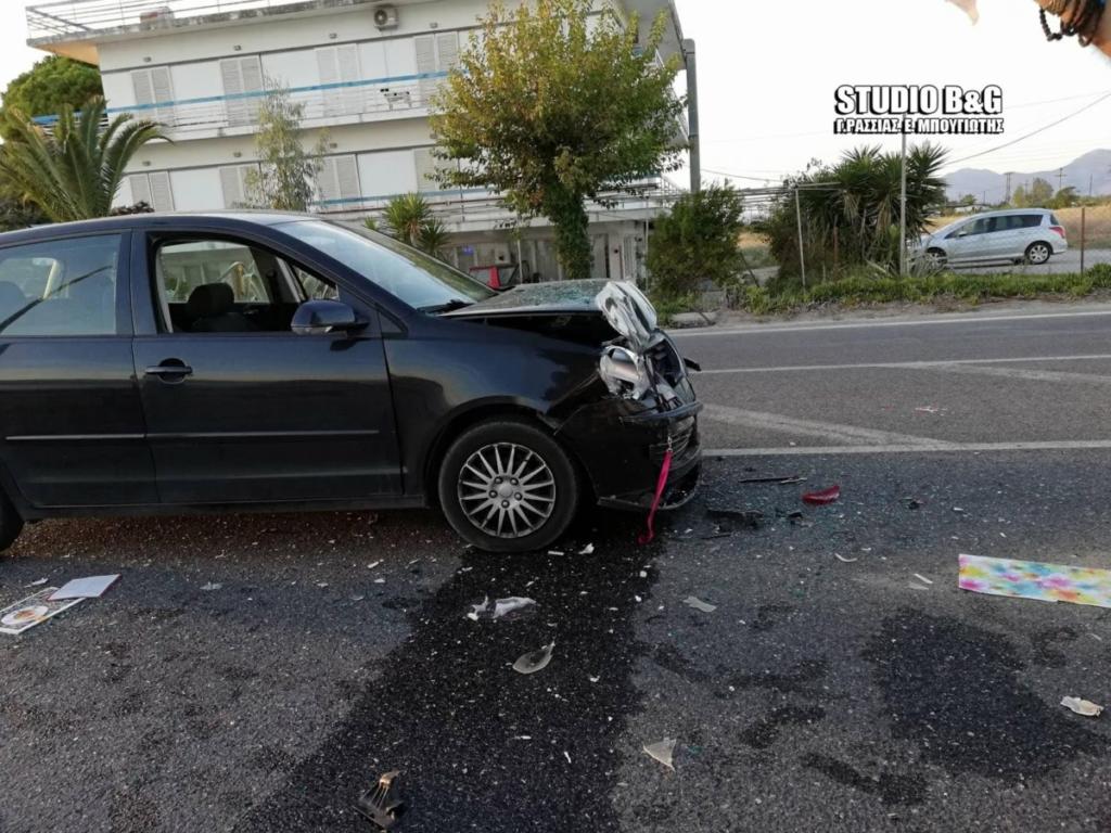 Αργολίδα: Καραμπόλα στην παραλιακή Νέας Κίου