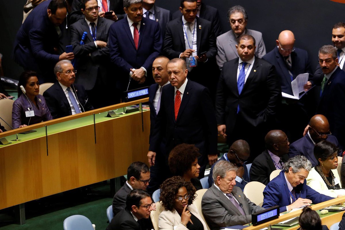 Σύνοδος ΟΗΕ: Αποχώρησε ο Ερντογάν μόλις ξεκίνησε η ομιλία του Τραμπ [pics]