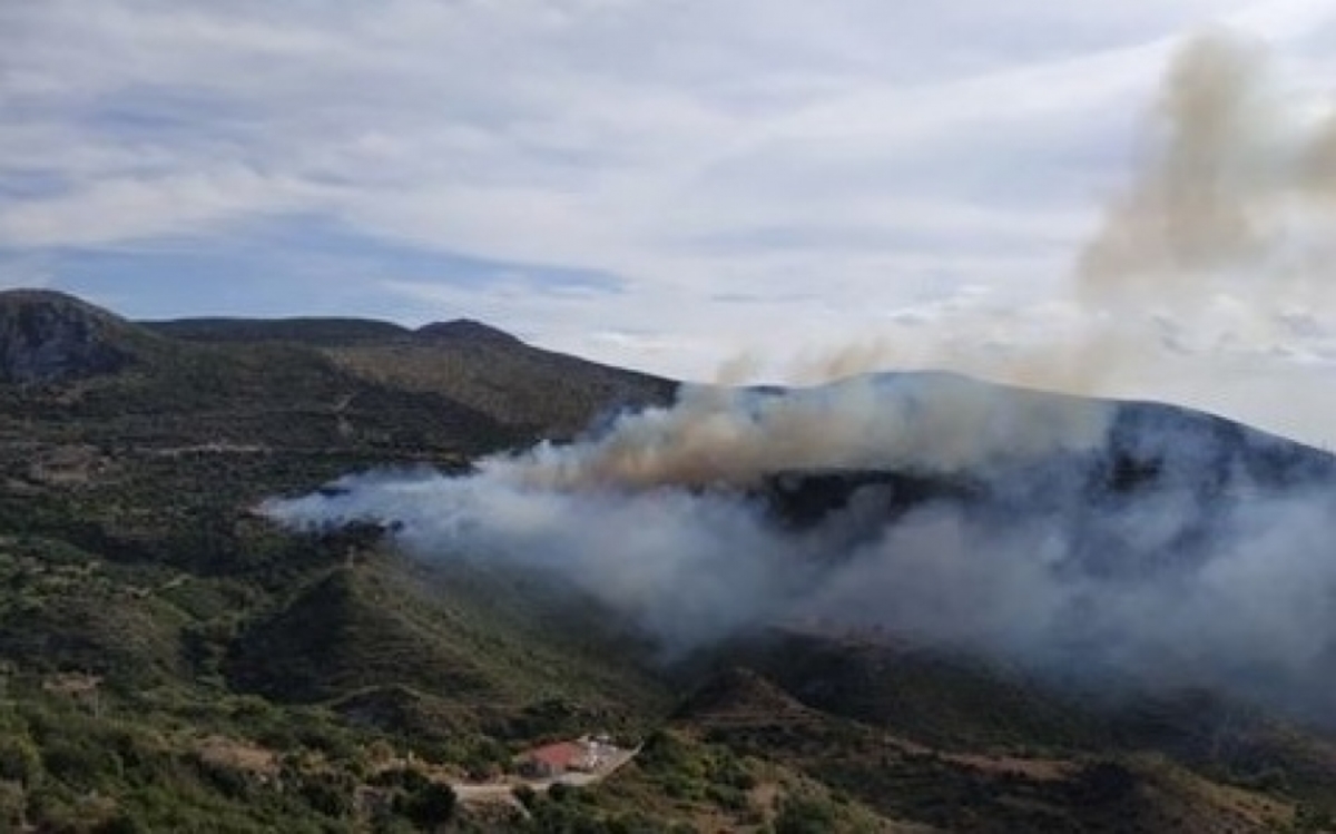 Σε πύρινο κλοιό η Κεφαλονιά – Η φωτιά καίει σε τέσσερα μέτωπα – video