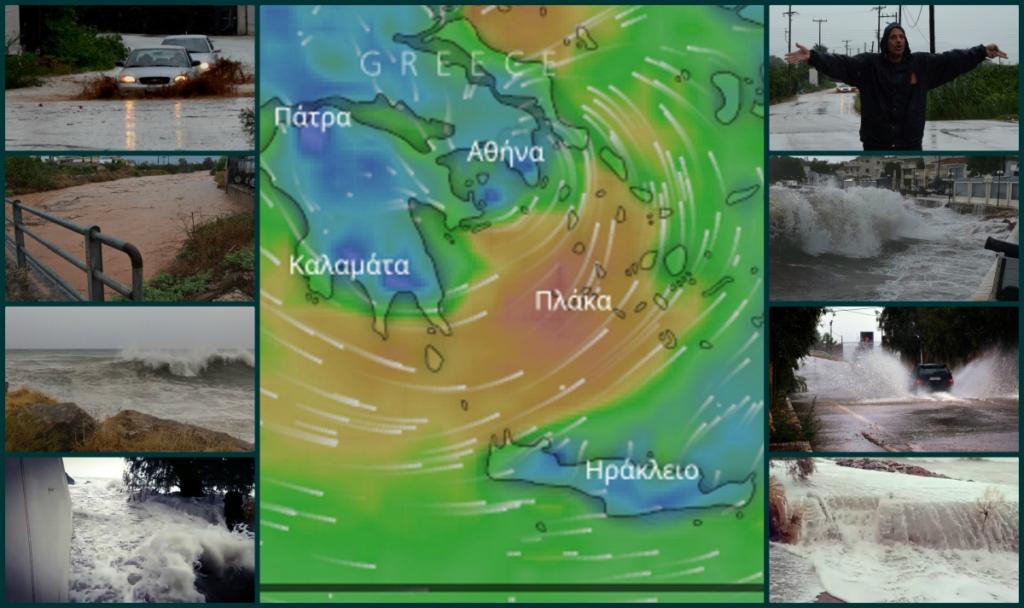 Καιρός – Κυκλώνας Ζορμπάς: Σάρωσε την επαρχία, καταφθάνει στην Αττική! Εικόνες βιβλικής καταστροφής