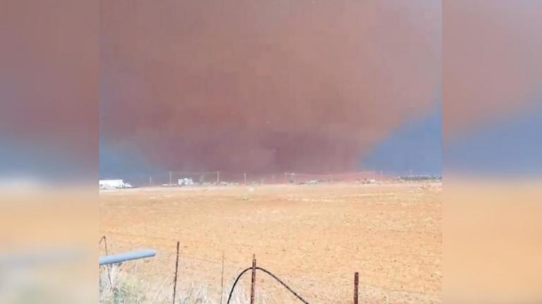 Εντυπωσιακό βίντεο – Ανεμοστρόβιλος «σάρωσε» τη Λευκωσία [video]