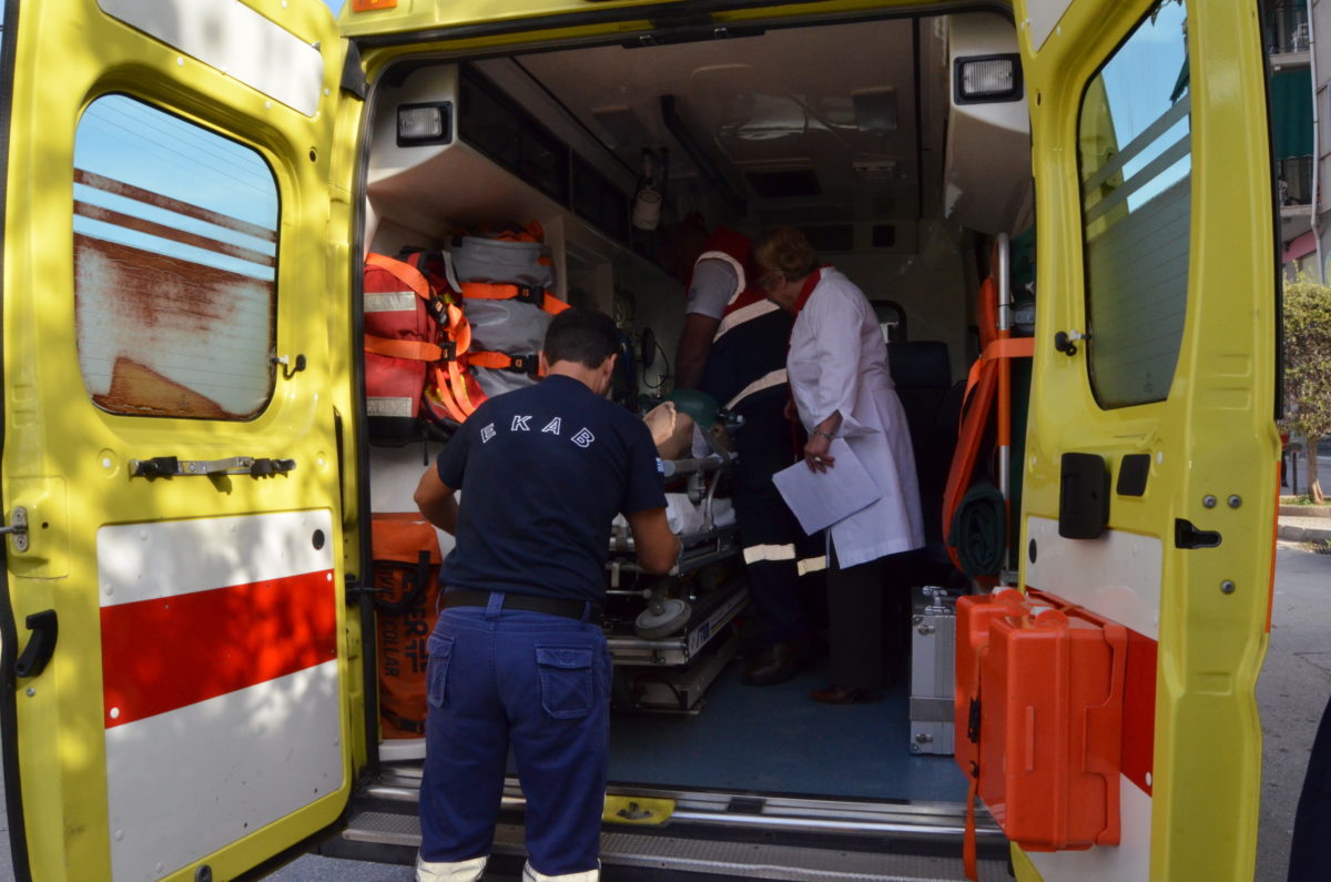 Τροχαίο με δύο τραυματίες στη Θεσσαλονίκη