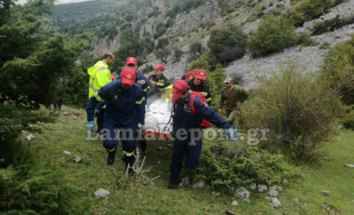 Η επιχείρηση για την ανάσυρση του νεκρού κτηνοτρόφου [pics]