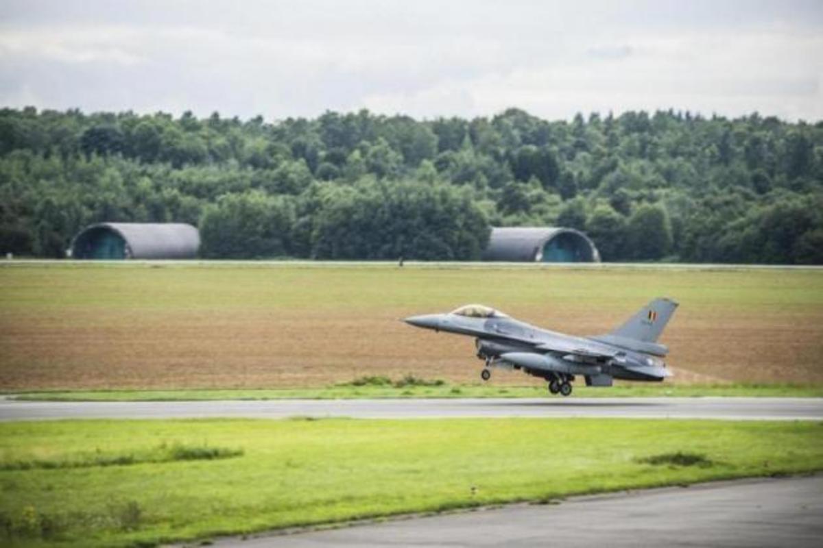 “Στάχτη” έγινε μαχητικό F-16 της Βελγικής Πολεμικής Αεροπορίας! [pic]