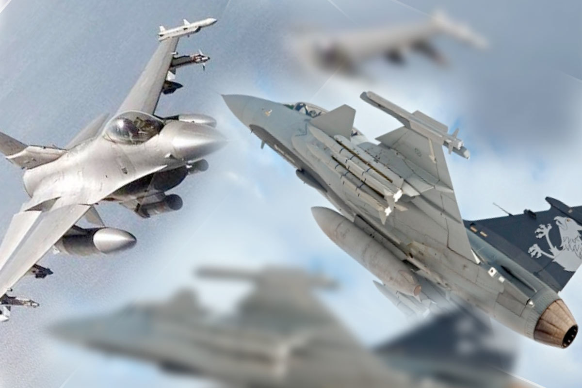 Η μονομαχία των δύο μαχητικών F-16 και Gripen E για τα “μπλε φτερά” του Αγαίου! [vid]