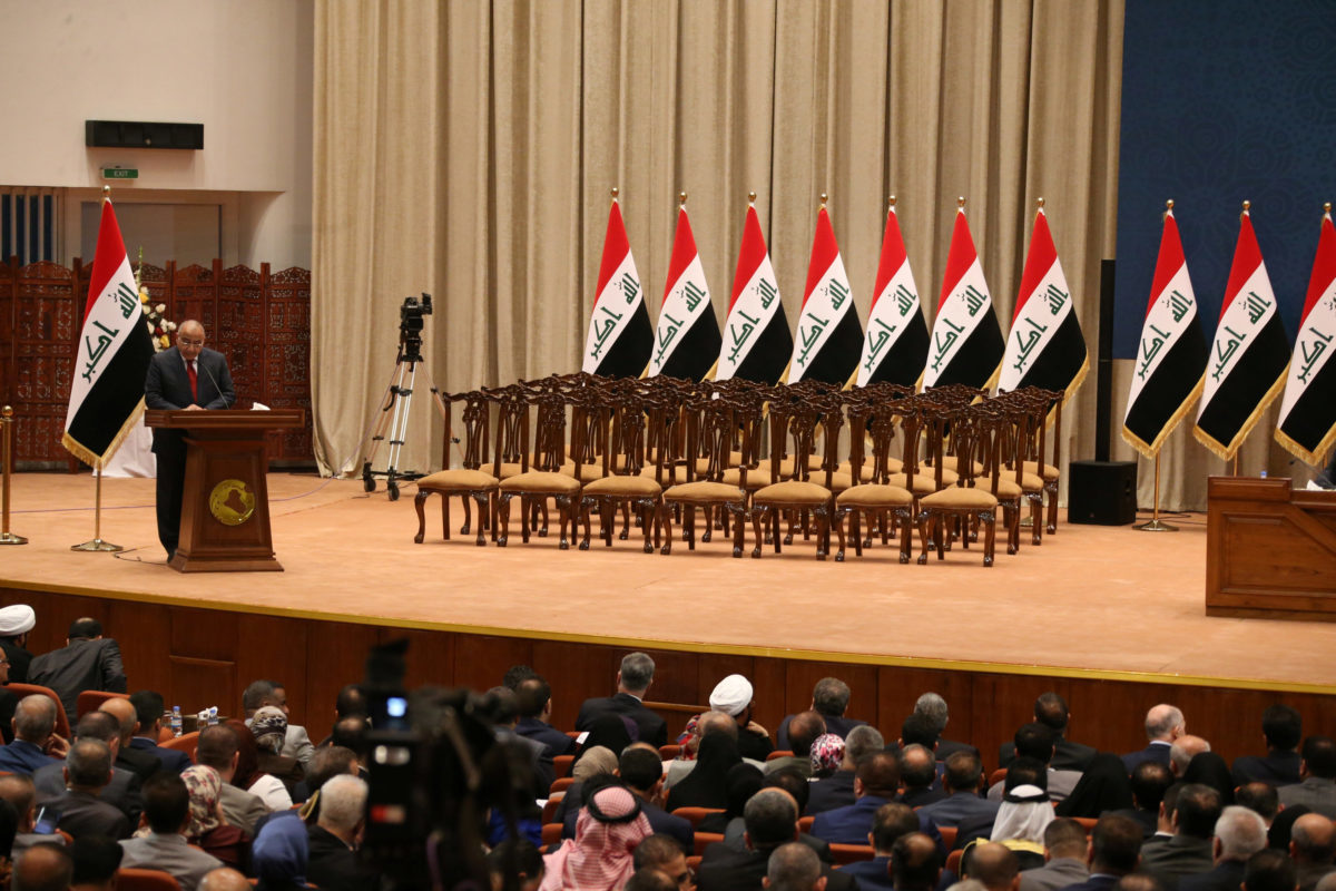 Ορκίστηκε ο νέος πρωθυπουργός του Ιράκ και μέρος του υπουργικού του συμβουλίου