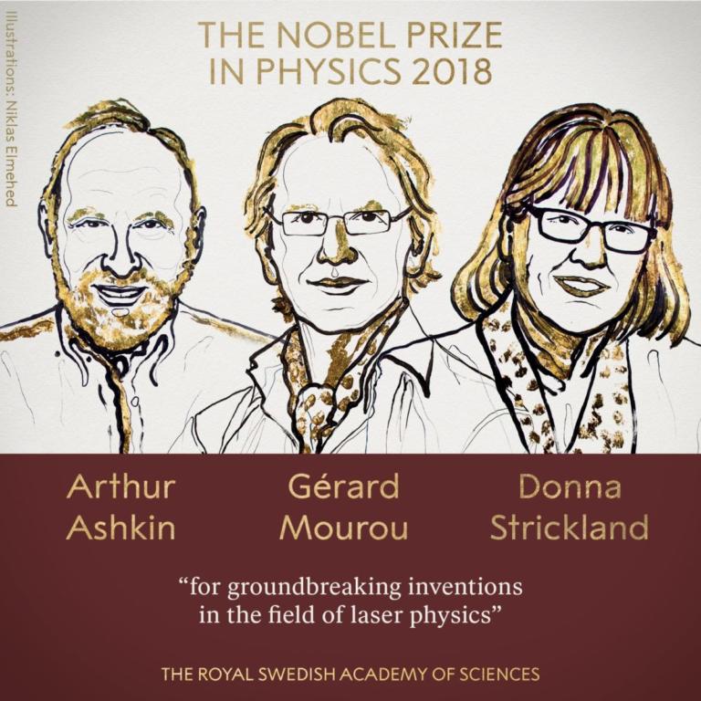 Νόμπελ Φυσικής σε μια γυναίκα μετά από 55 χρόνια - Το μοιράστηκε με δυο άνδρες