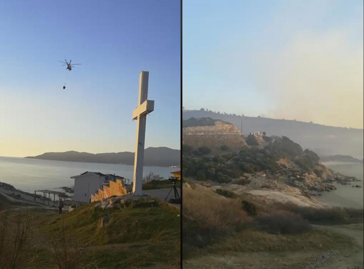 Χαλκιδική: Όλη νύχτα πάλευαν με τις φλόγες! Από χθες καίει η μεγάλη φωτιά